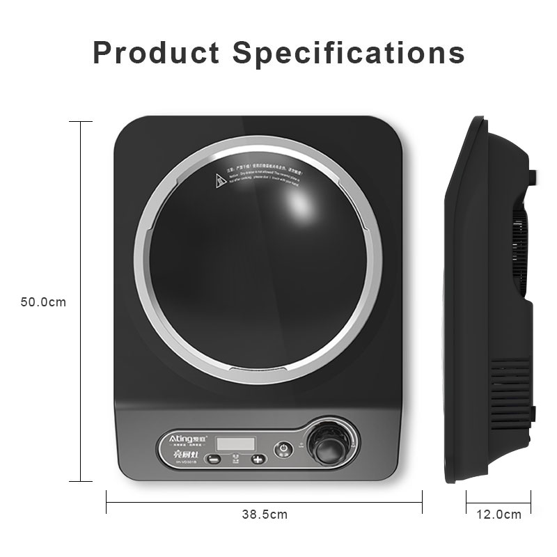 IH-VD301B,3000W big power commercial induction cooker