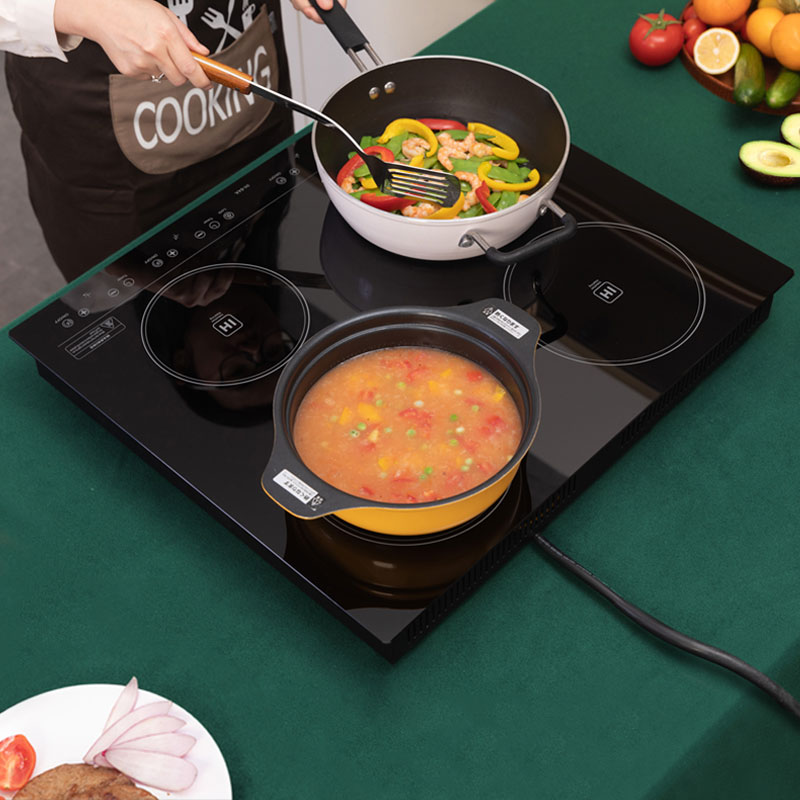 IH-64A, 6400W built-in four burner induction hob