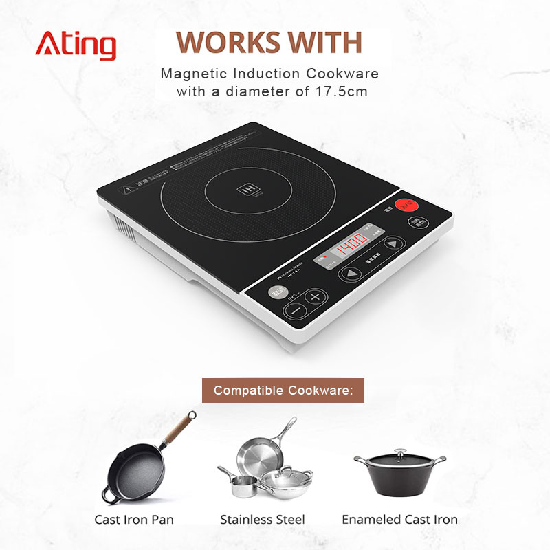 IH-14A, 1400W/100V induction cooker with LED dispaly