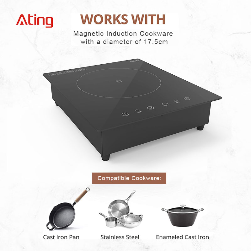 AT-35P, 3500W big power commercial induction cooker/induction hob