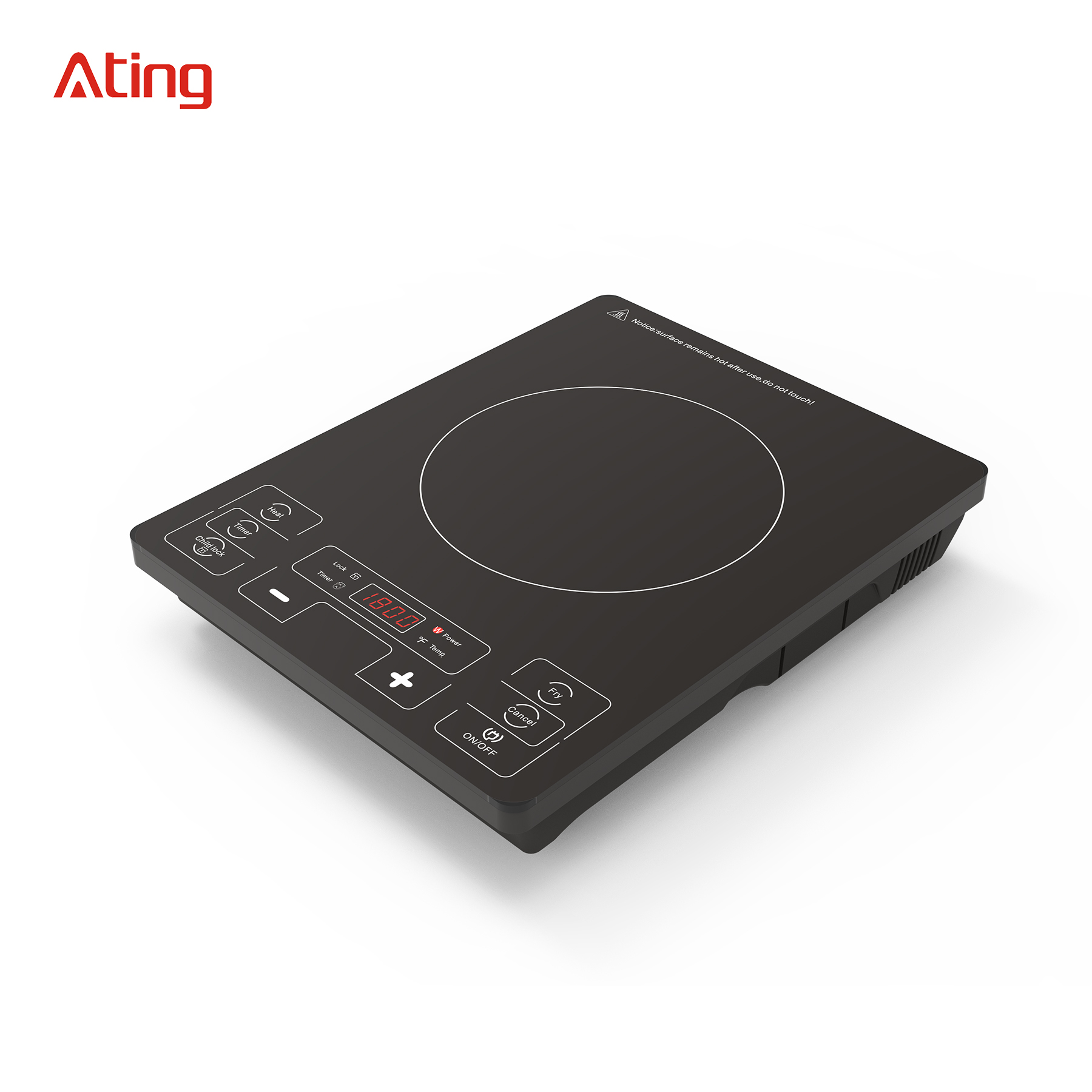 IH-F1800D,1800W/120V touch control portable induction cooktop