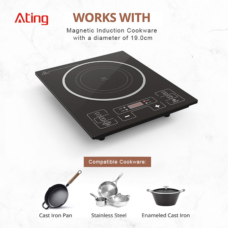 IH-F1800B,1800W/120V touch control portable induction cooktop