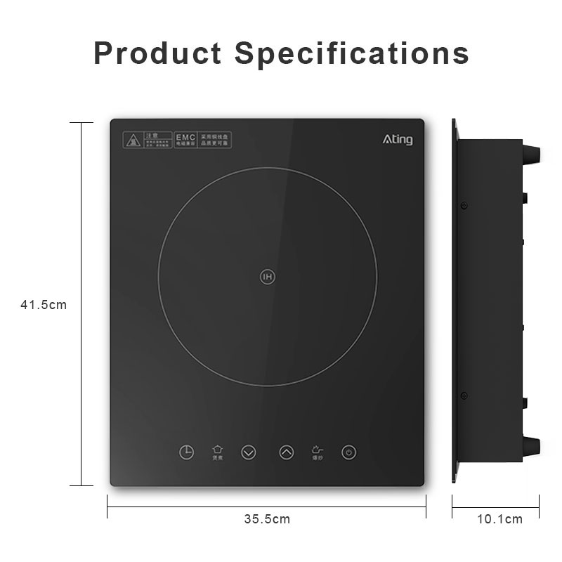 AT-35P, 3500W big power commercial induction cooker/induction hob