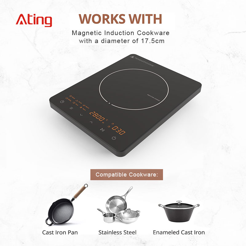 IH-T28-A, 2800W big power induction cooker, touch control induction hob