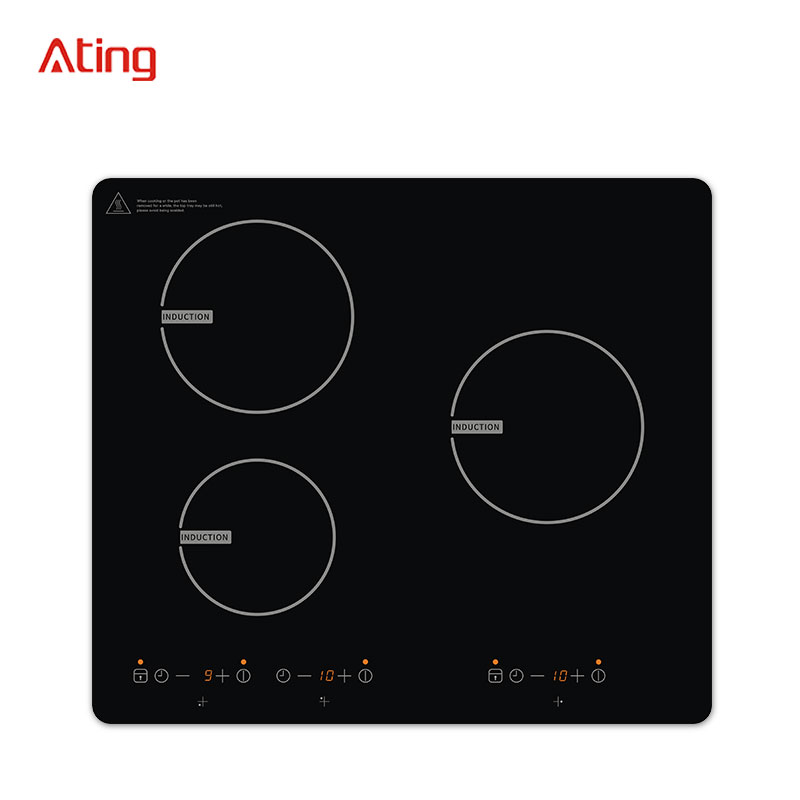 IH-356A, 5600W built-in three burner induction hob