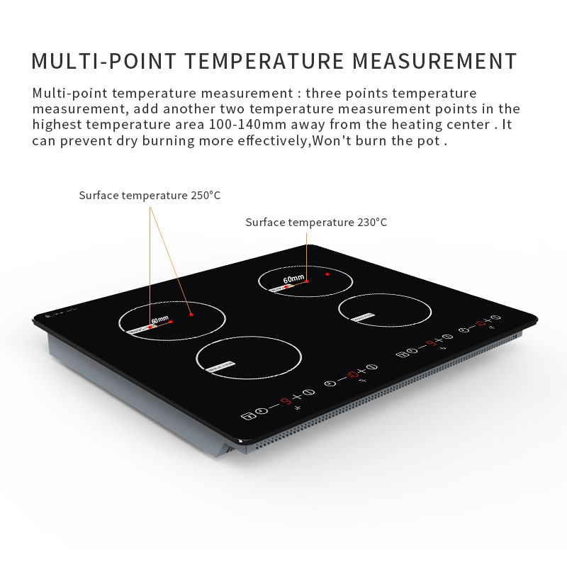24 Inch Induction cooker IH-468A for Household, four burner Induction Hob with Boost function