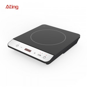 IH-F20AJ, 2000W Induction Cooker with push button, portable Induction Cooktop