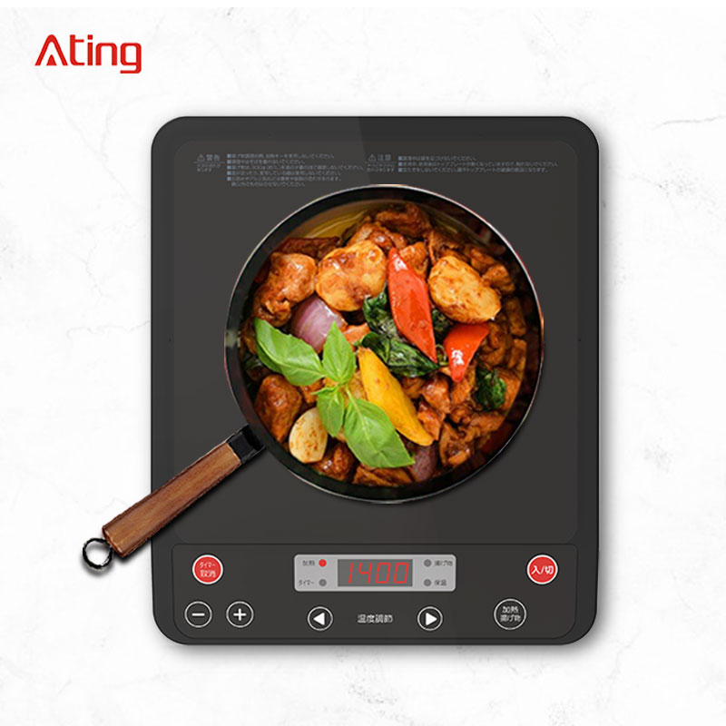 IH-14B, 1400W/100V induction cooker with push button