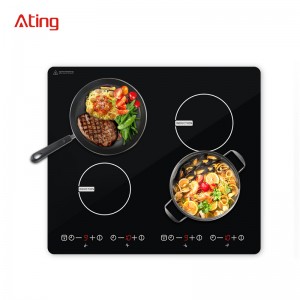 24 Inch Induction cooker IH-468A for Household, four burner Induction Hob with Boost function