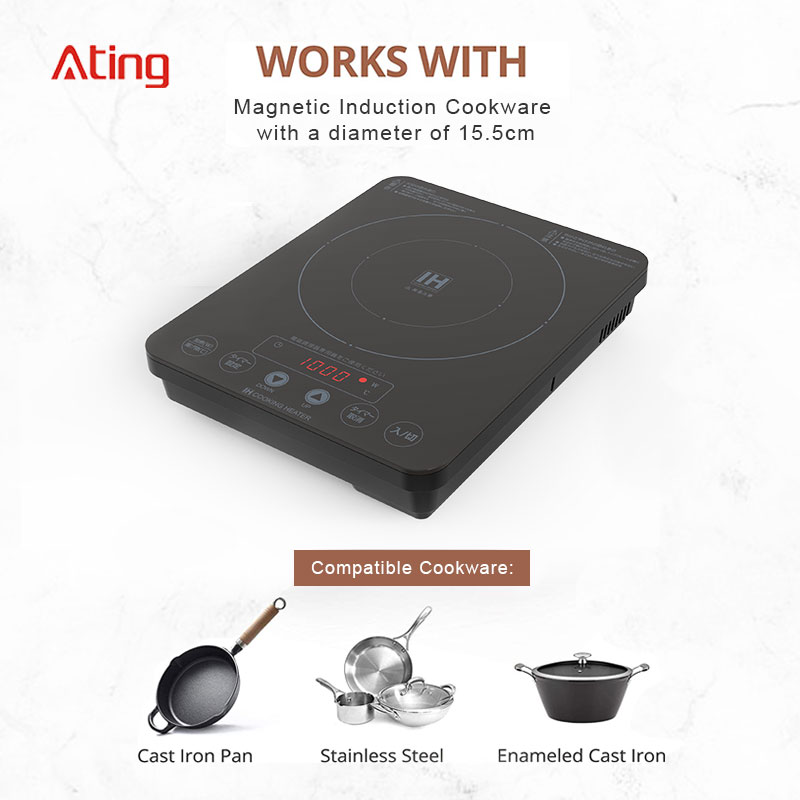 IH-10C, 1000W small induction cooker 100V induction hob