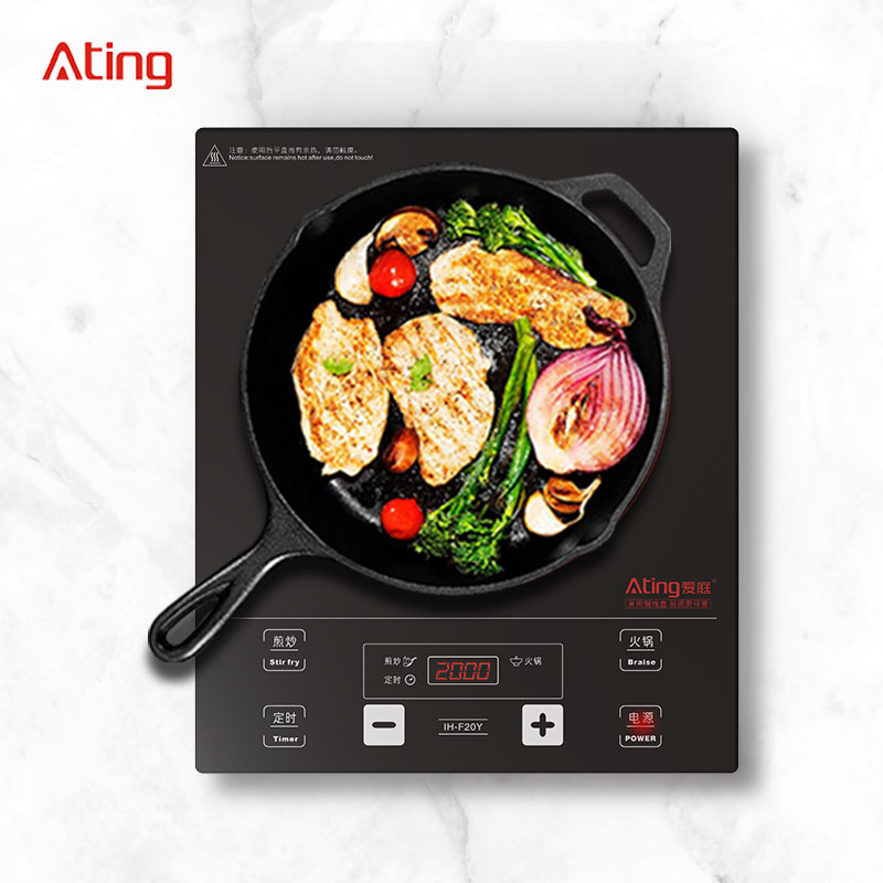 IH-F20Y, 2000W induction cooker with display, touch control induction hob