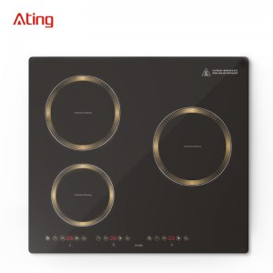 IH-54A, 5400W built-in three burner induction hob