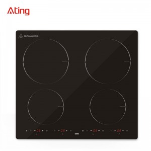 IH-64A, 6400W built-in four burner induction hob