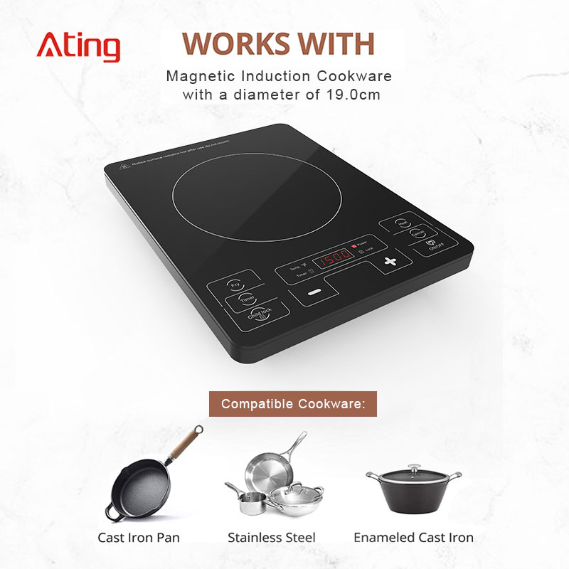 IH-F1800C,1800W/120V touch control portable induction cooktop