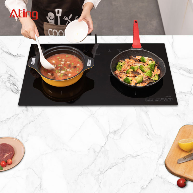 AT-35G, multi function Induction cooktop for Household, double burner 3500W Induction Hob