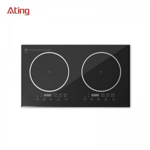 AT-35C,  3500W built-in double burner induction hob