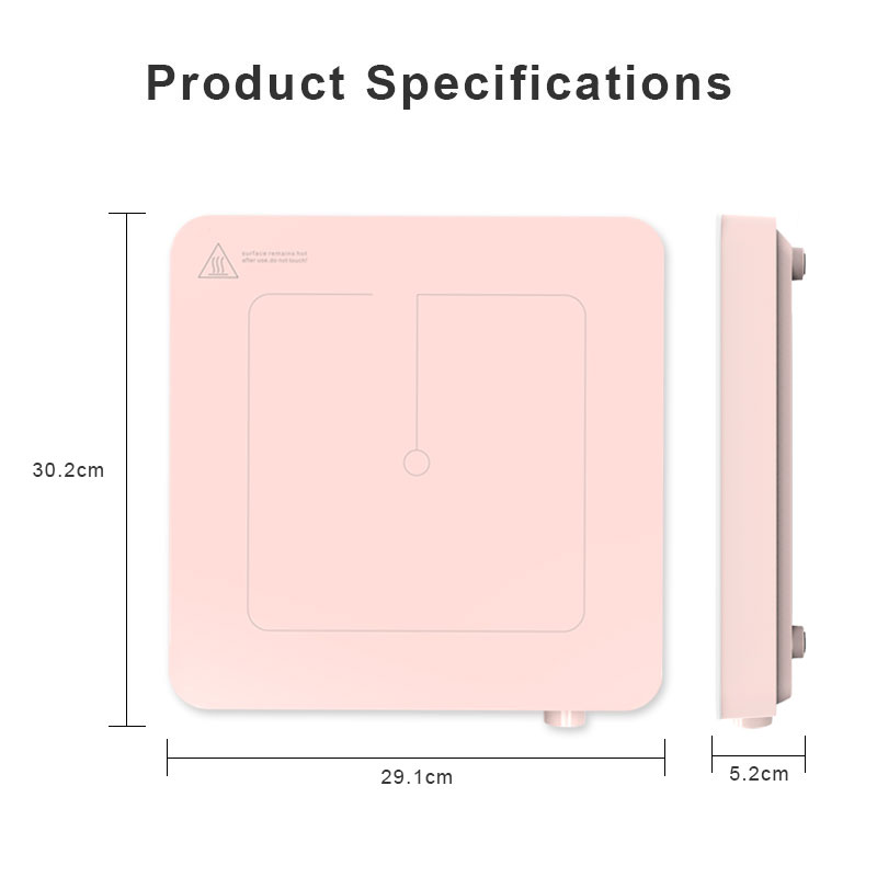 IH-S20M-W, 2000W induction cooker, touch and knob control induction hob