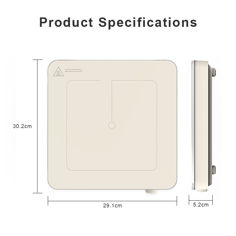 IH-S20M-SM, 2000W induction cooker, touch and knob control induction hob