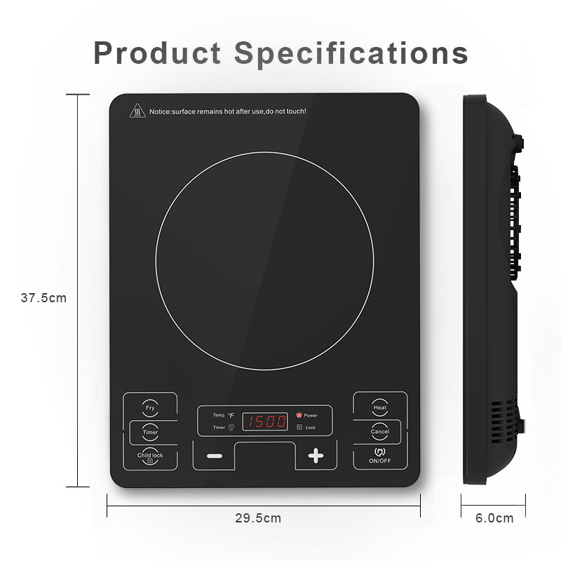 IH-F1800C,1800W/120V触控便携电磁炉